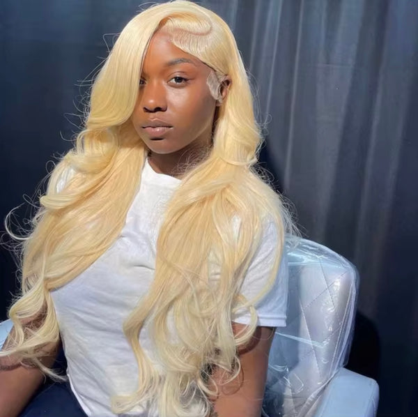 13x4 Transparent Blonde BodyWave Lace Front Wig