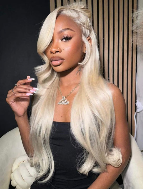 13x4 Transparent Blonde Lace Front Wig